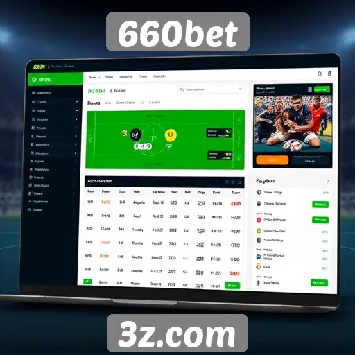 Explorando a interface do usuário do site 660bet