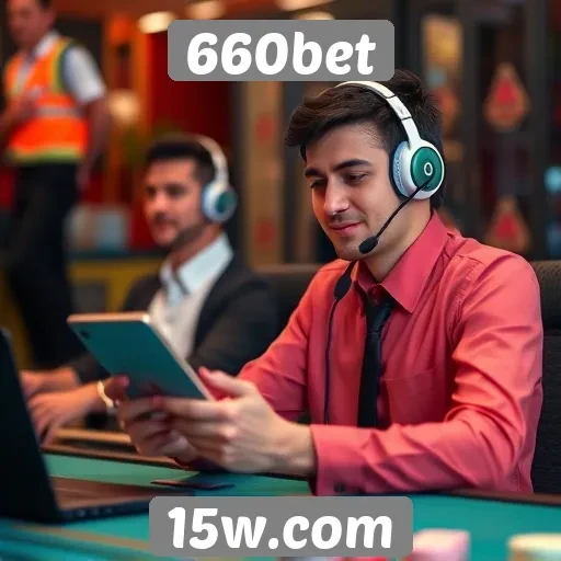 Atendimento ao cliente no site de jogos 660bet
